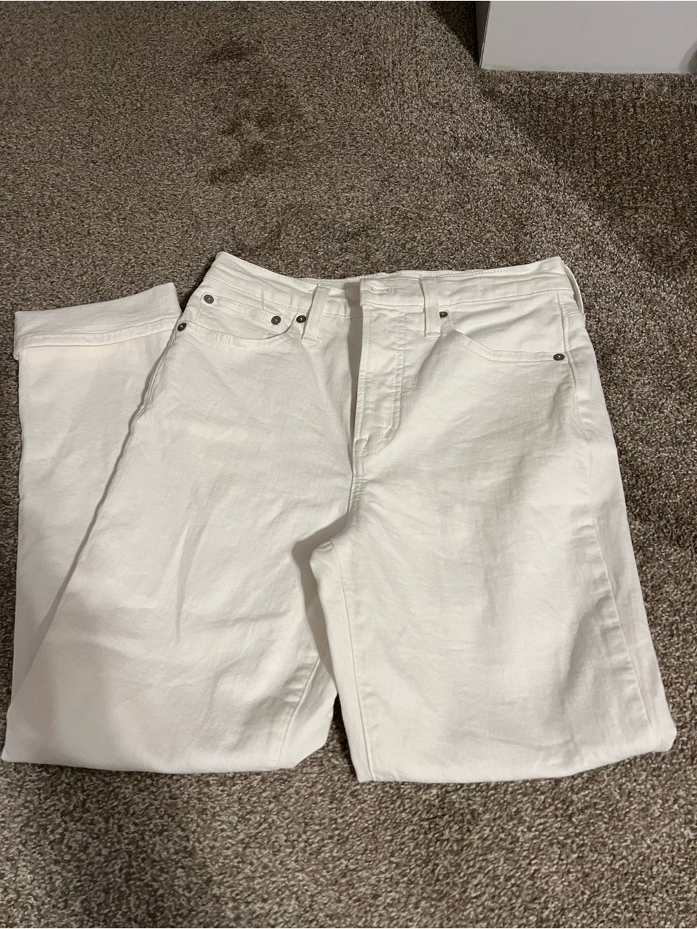 MADEWELL Classic White Denim Jeans SZ 25